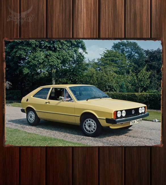 Металлическая табличка Volkswagen Scirocco Металлическая табличка Volkswagen Scirocco